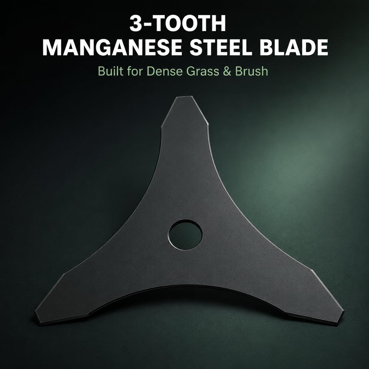 Lama 3 Denti per Decespugliatore per Efco DS 2410 D, Acciaio al Manganese