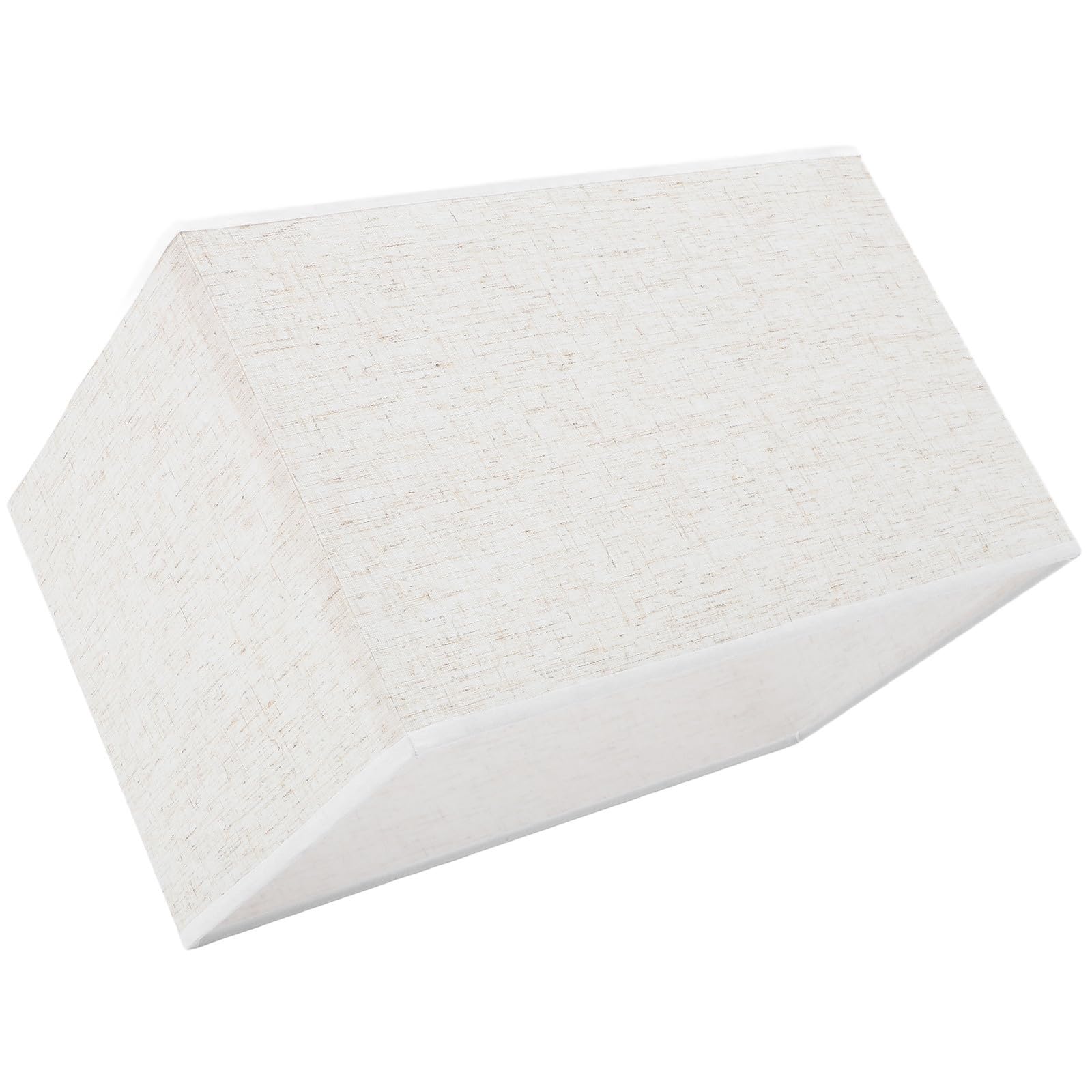 BESPORTBLE Lampenschirm Robust für E27 aus Stoff Beige Rechteckiger