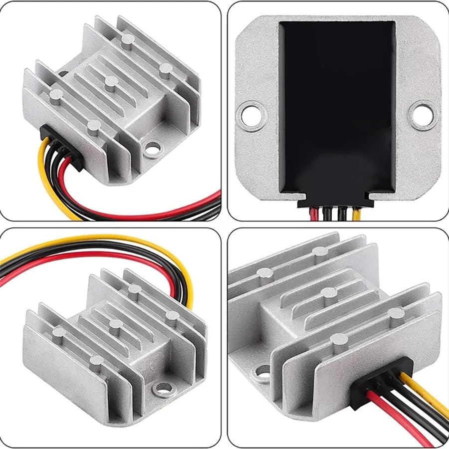 Convertisseur 24V vers 12V 20A 240W CC, alimentation réduction puissance automobile
