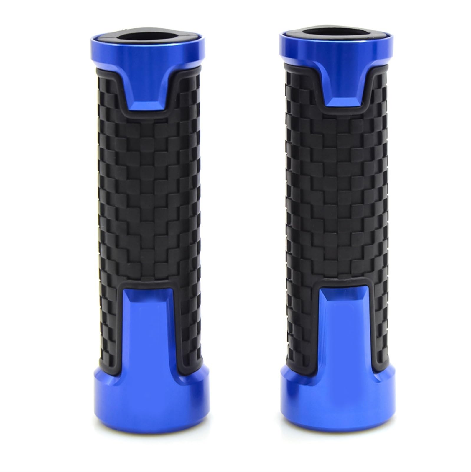 Poignées de guidon moto CNC anti-vibrations bleues pour CB 1000R