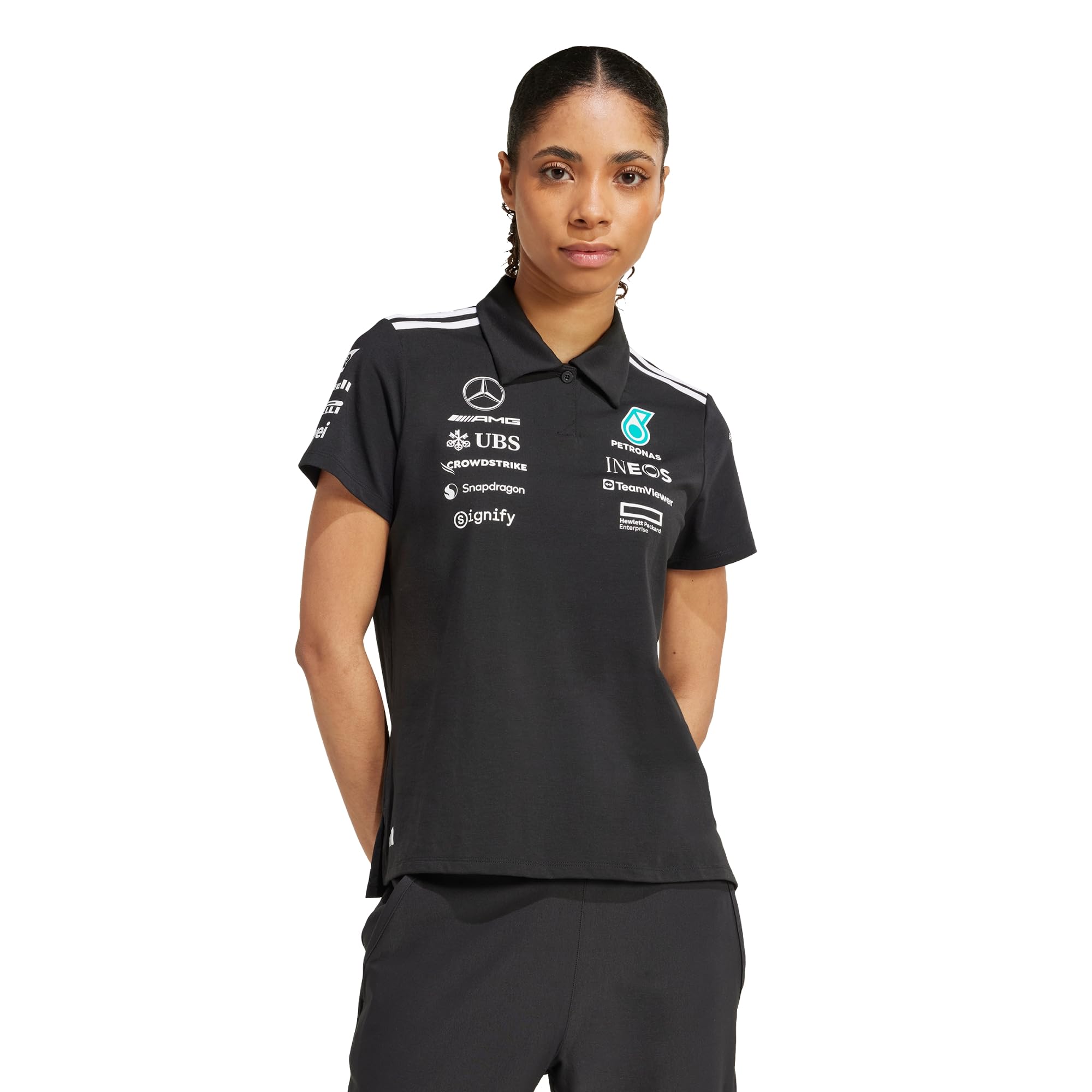 adidas Mujer Mercedes - AMG Petronas Formula One Team Team Polo Black Women
