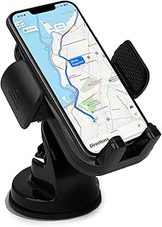 Tizum Car Mobile Phone Holder Stand Mount for Dashboard & Windshield| Ergonomic 360° Rotatable, Adjustable Height & Angle| Price In India