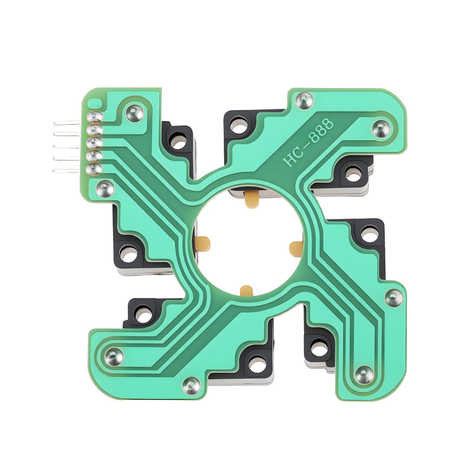 SG Store JLF PCB Joystick Repair Board Micro Switches without Metal Plate Compatible with Sanwa 7x6.2x1.5cm