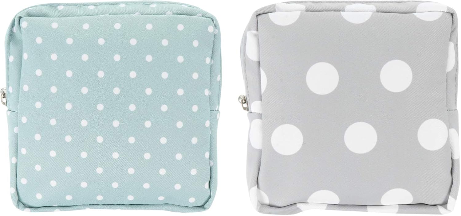 2Pcs Sanitary Napkin Pouch Menstrual Pad Bag Portable Sanitary Napkins Bag Menstrual