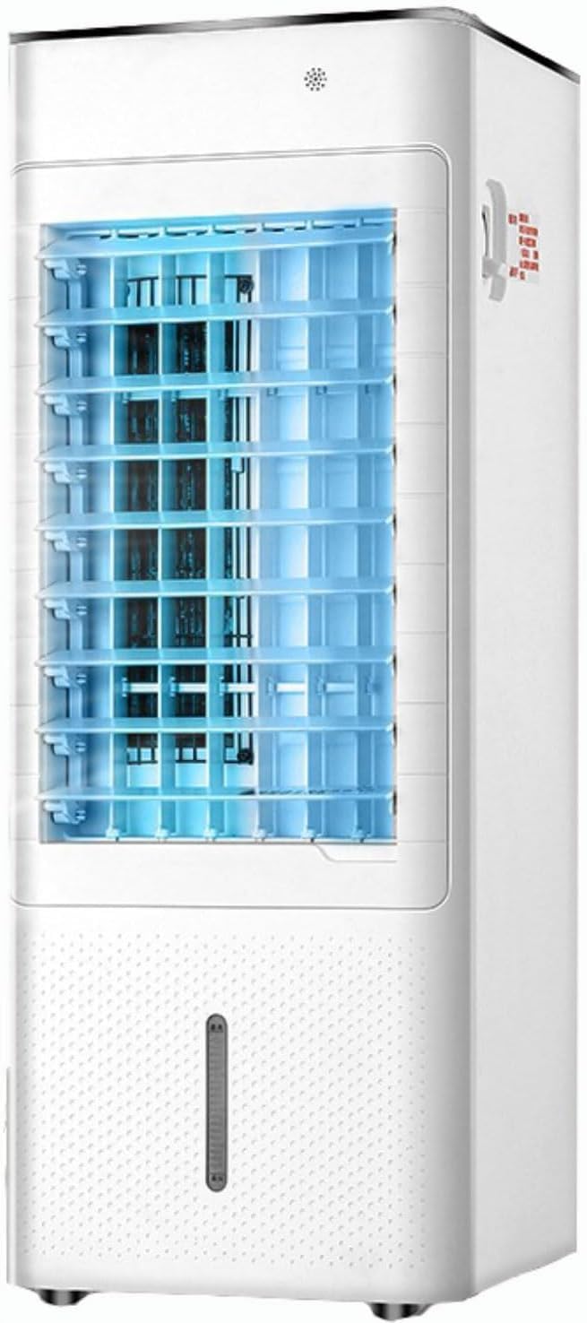 ZHENCHAO Portable Air Conditioner, Evaporative Cooler with Oscillation, Remote, 12H Timer, 3 Modes & Speeds, 7L Tank, for Bedroom Indoor Room