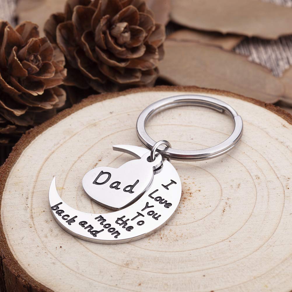 Fathers Day Gifts Keychain For Dad Daddy Step Father To