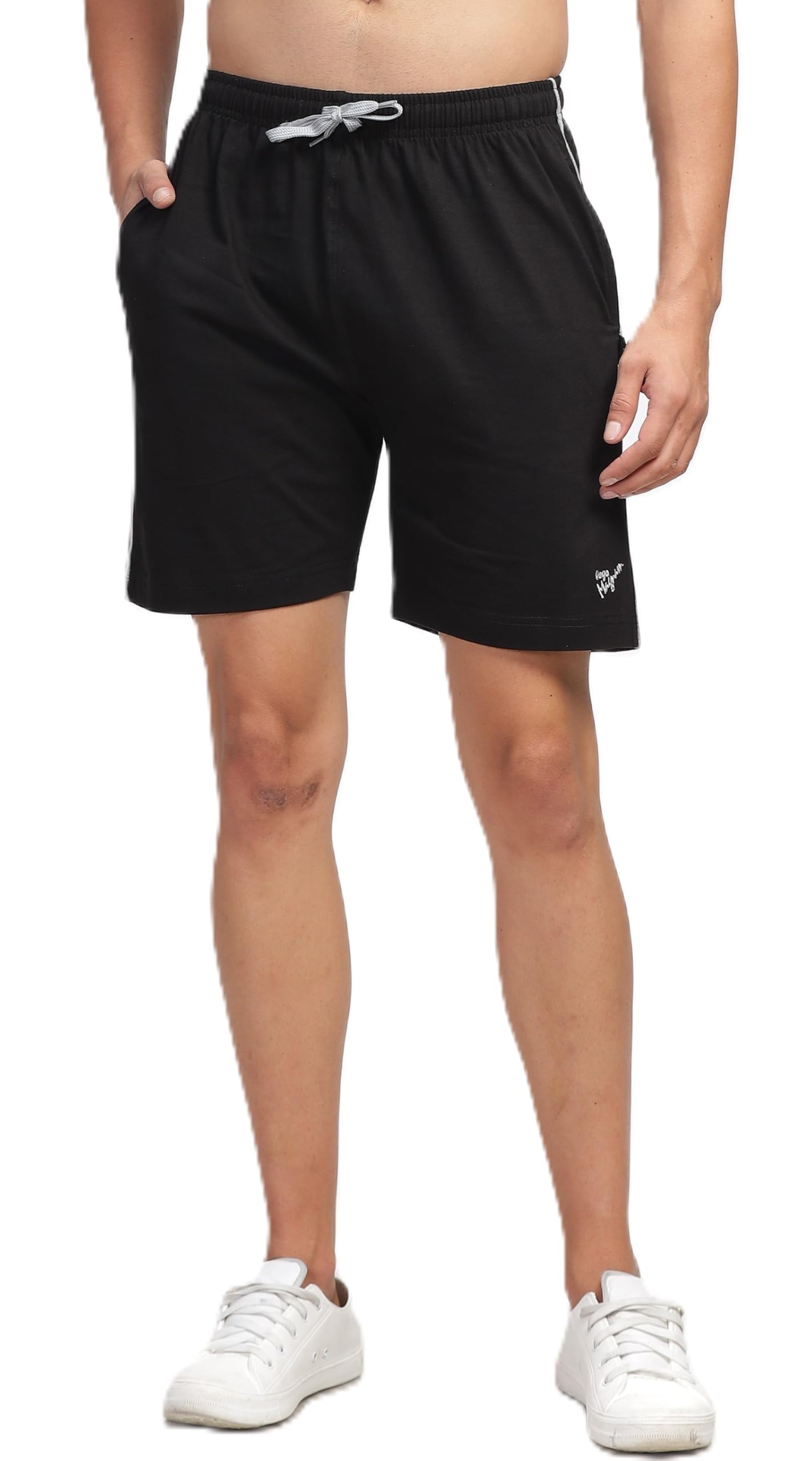 Shorts for Men Plus Size, Hosiery Cotton Regular Fit Mens Shorts, Half Pant, Bermuda for Casual, Workout, Gym-image-19