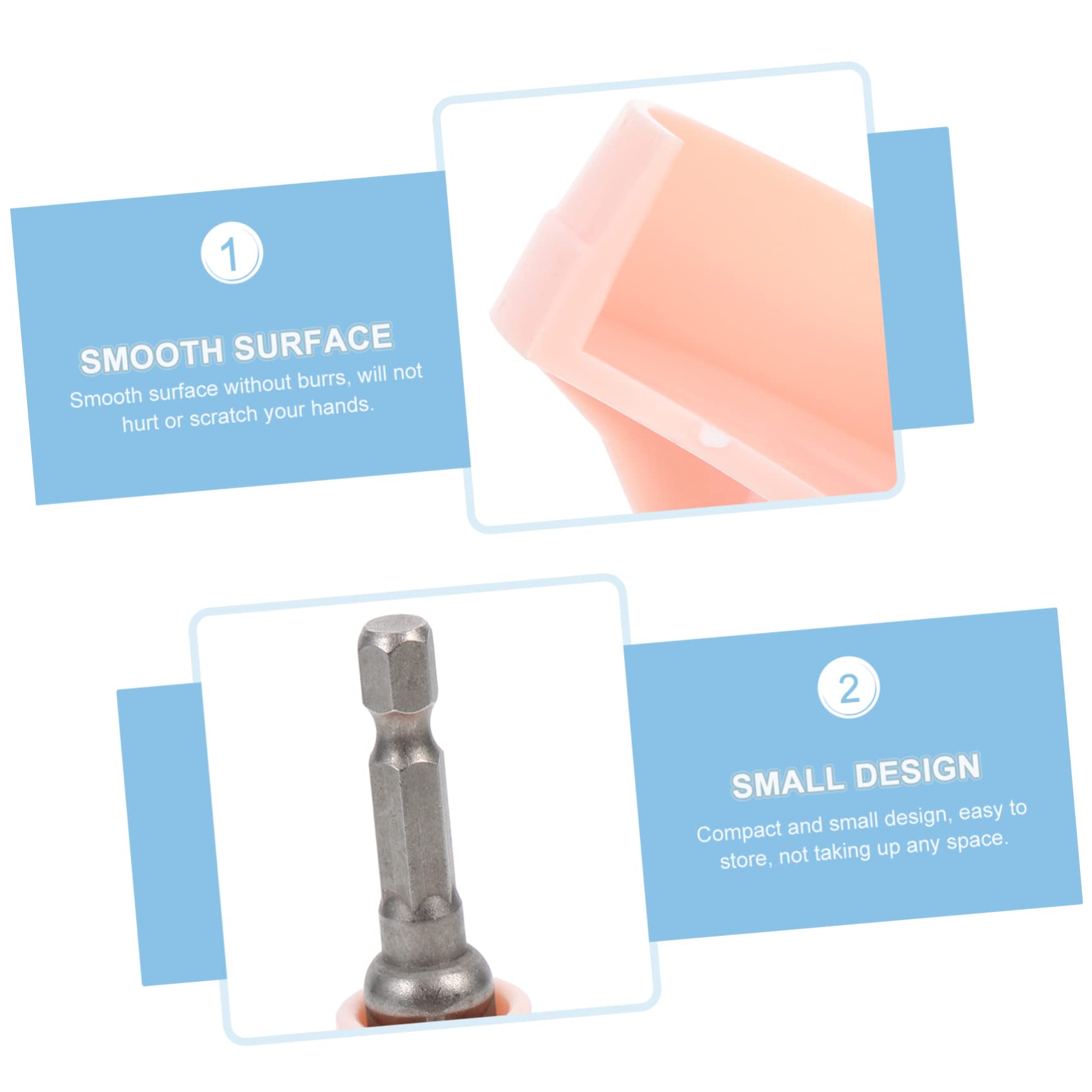 SHINEOFI 5stücke Strickmaschinen-adapter Für Handkurbel Schneller Und Einfacher Austausch Des Kurbelgriffs Kompatibel Mit Gängigen Strickmaschinen Robustes Material Edelstahl Für