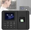 Clocking Machine for Employees Small Business,Employee Time Clock with 2.4 TFT LCD Fingerprint Password,Attendance Detector,Office Punch Clock Automatic with Free Software (0 Monthly Fees)