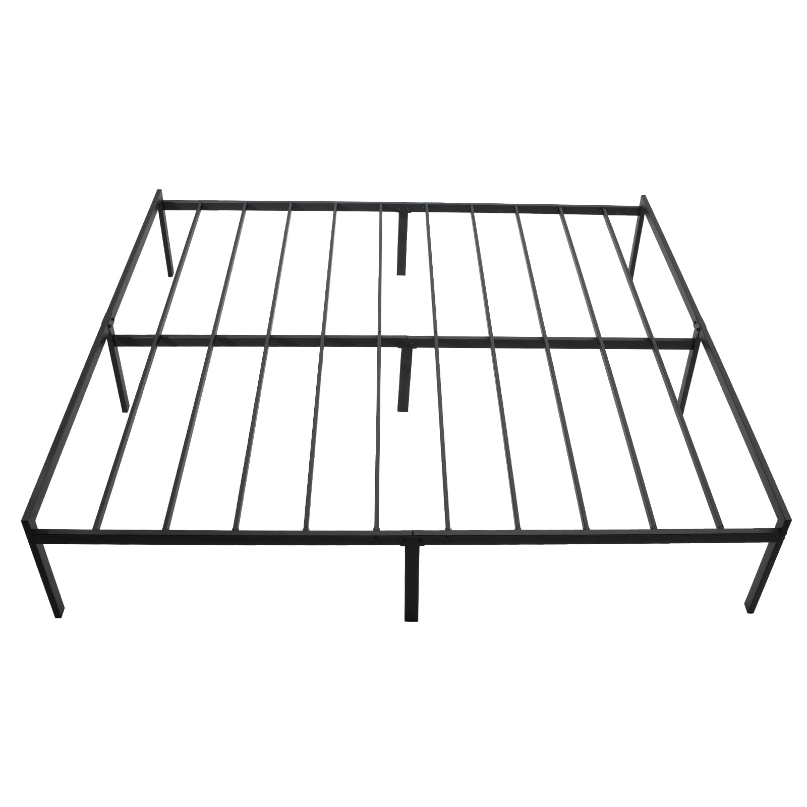 KEANO King Size Bed Frame with 12 4 Inch Extra Large Underbed Storage Heavy Duty Metal Platform with
