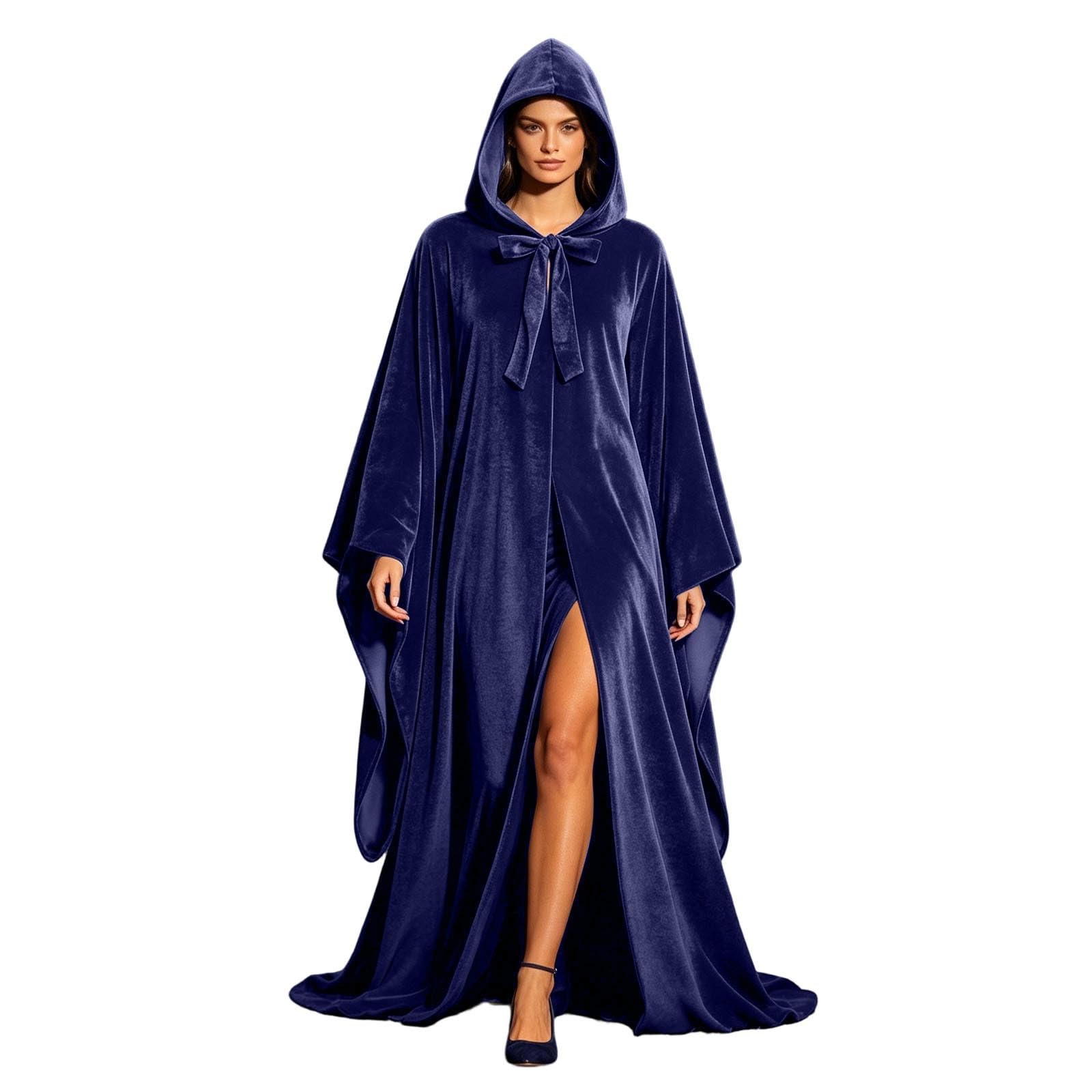 Generisch Eleganter Unisex Umhang für Cosplay, Halloween-Rollenspiele,Einfarbig | weicher Stoff | vielseitig für Kostümpartys & Bühnenauftritte | Einheitsgröße