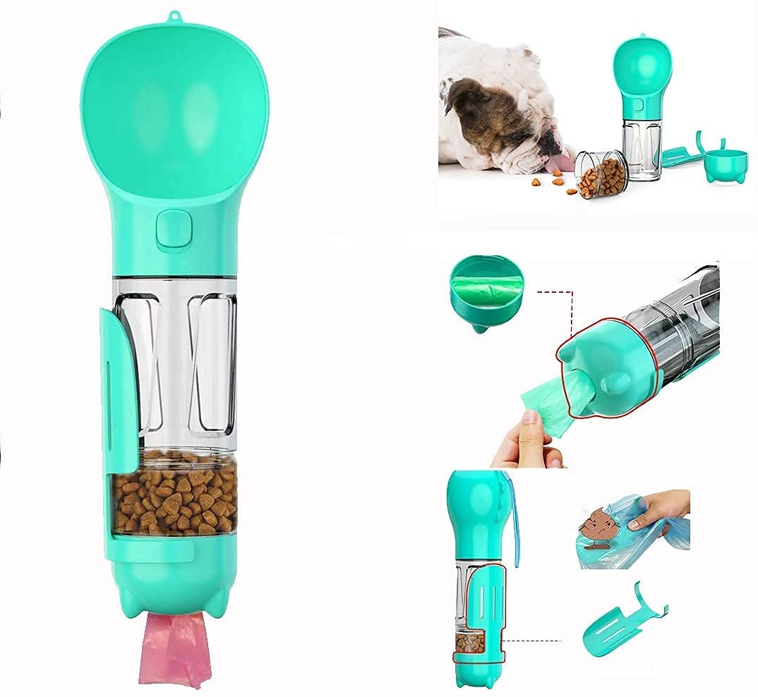Qpets®300ML Dog Water Bottles Portable Leak Proof Dog Water Dispenser with Drinking and Feeding Function Lightweight Pet Water Dispenser for Walking and Travel for Dog, Cat Travel Water Bottle (B097DS1B3J) Amazon Price History, Amazon Price Tracker