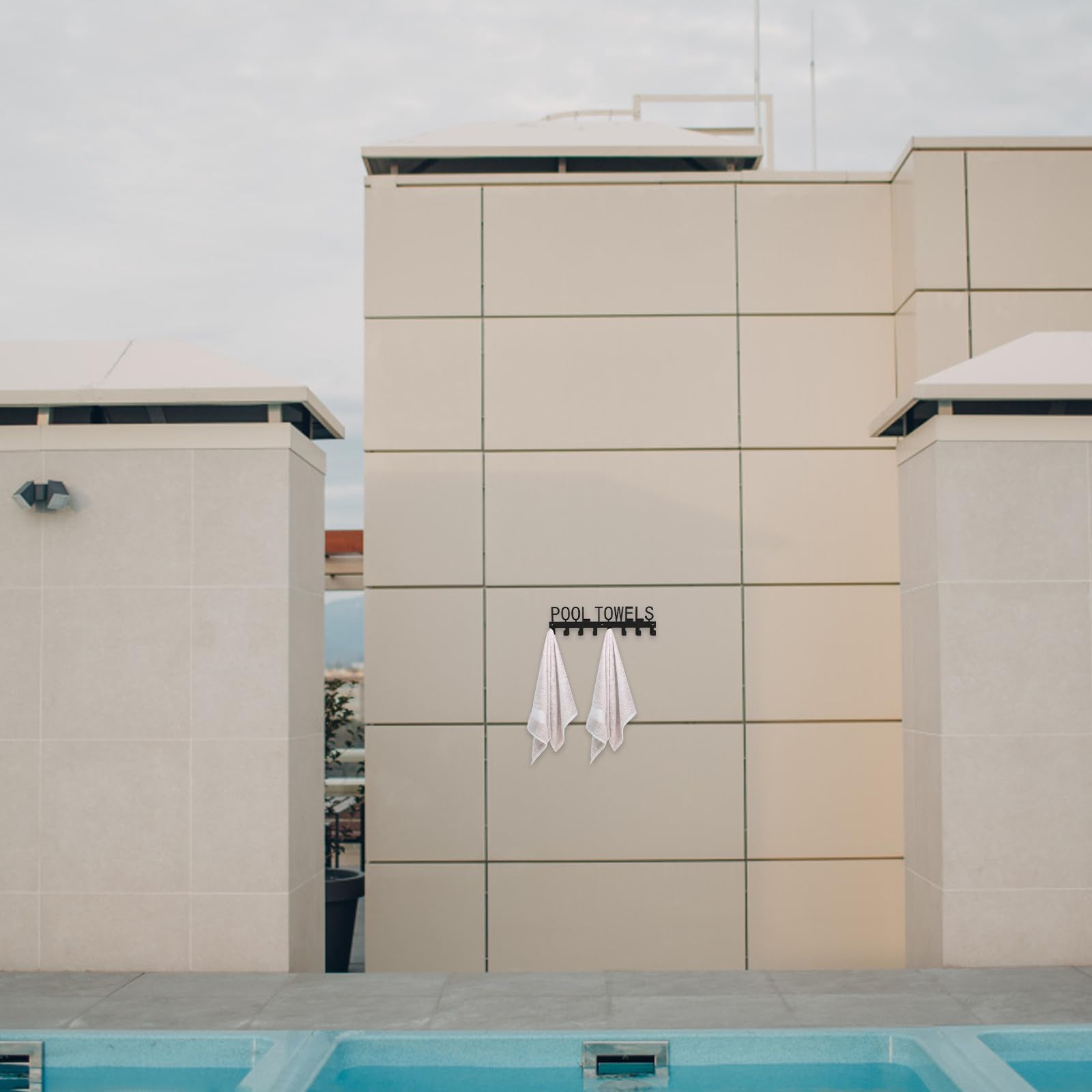 Gancho Multifuncional de Ropa Baño Toallas de Hierro para Negro Creativo Toallero Portátil Diseño para Cocina