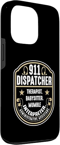 Miniatura 3 de iPhone 13 Pro 911 Despachador Terapeuta Niñera Emergencia 911 Despachador Caso