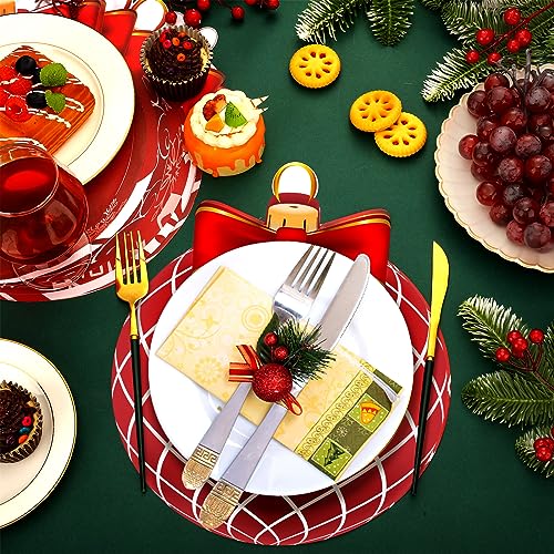 Sets de table jetables en papier 33 cm colorés pour éviter les corvées de lavage