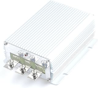 KNACRO Voltage Converter Regulator DC/DC DC 12V Step-Up to DC 48V 15A 420W Power Boost Transformer Waterproof(in DC 12V (10-18V), 48V 15A)