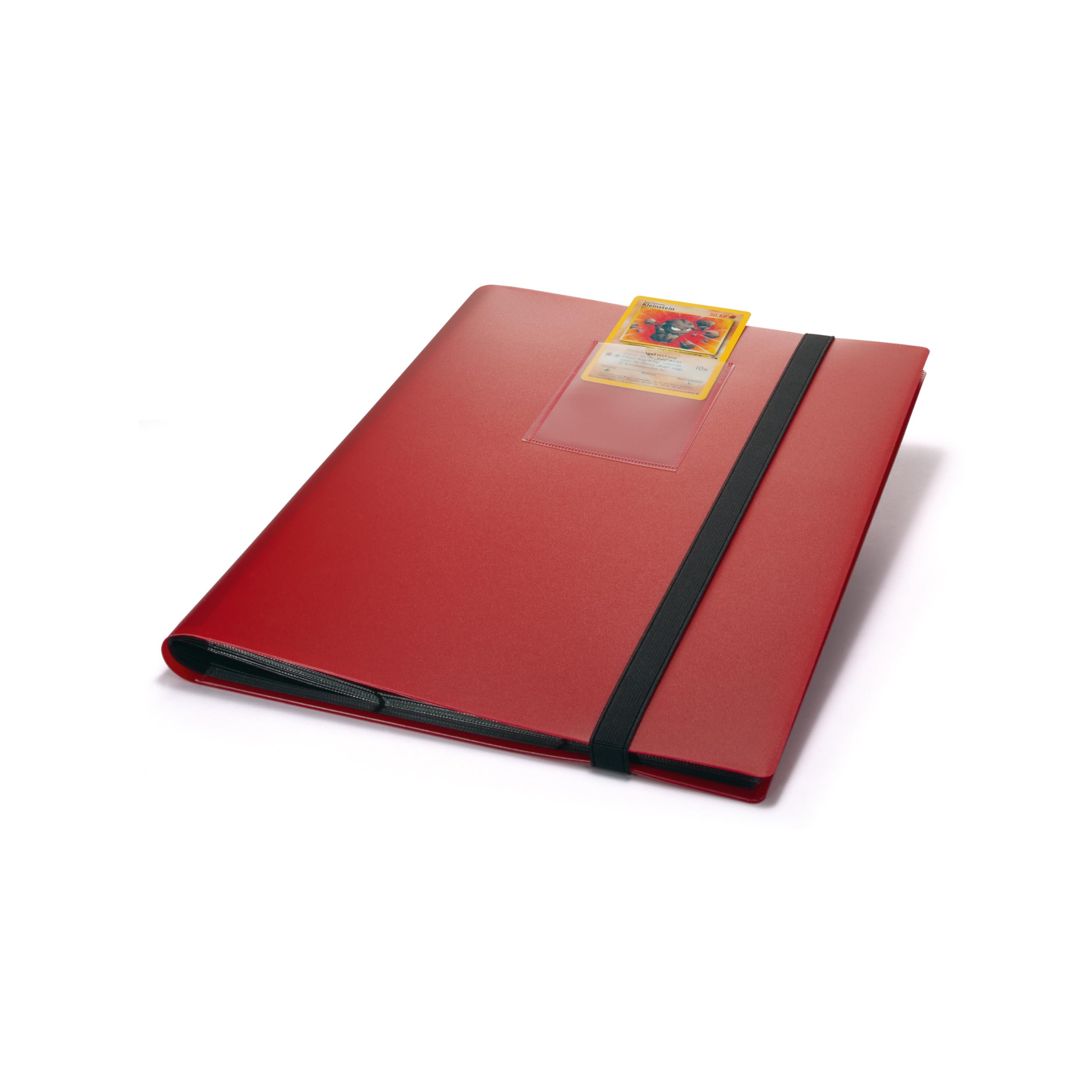 Leuchtturm 369505 TCG Album Slim - with 20 sleeves for 360 trading cards such as Pokémon or Digimon - softcover red-black - Image 3
