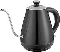 Chaleira Elétrica Pescoço de Ganso, Inox Preta, 110v, Hamilton Beach
