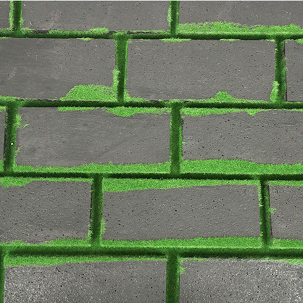 Mousse réaliste et briques artificielles de faux gazon pour intérieur