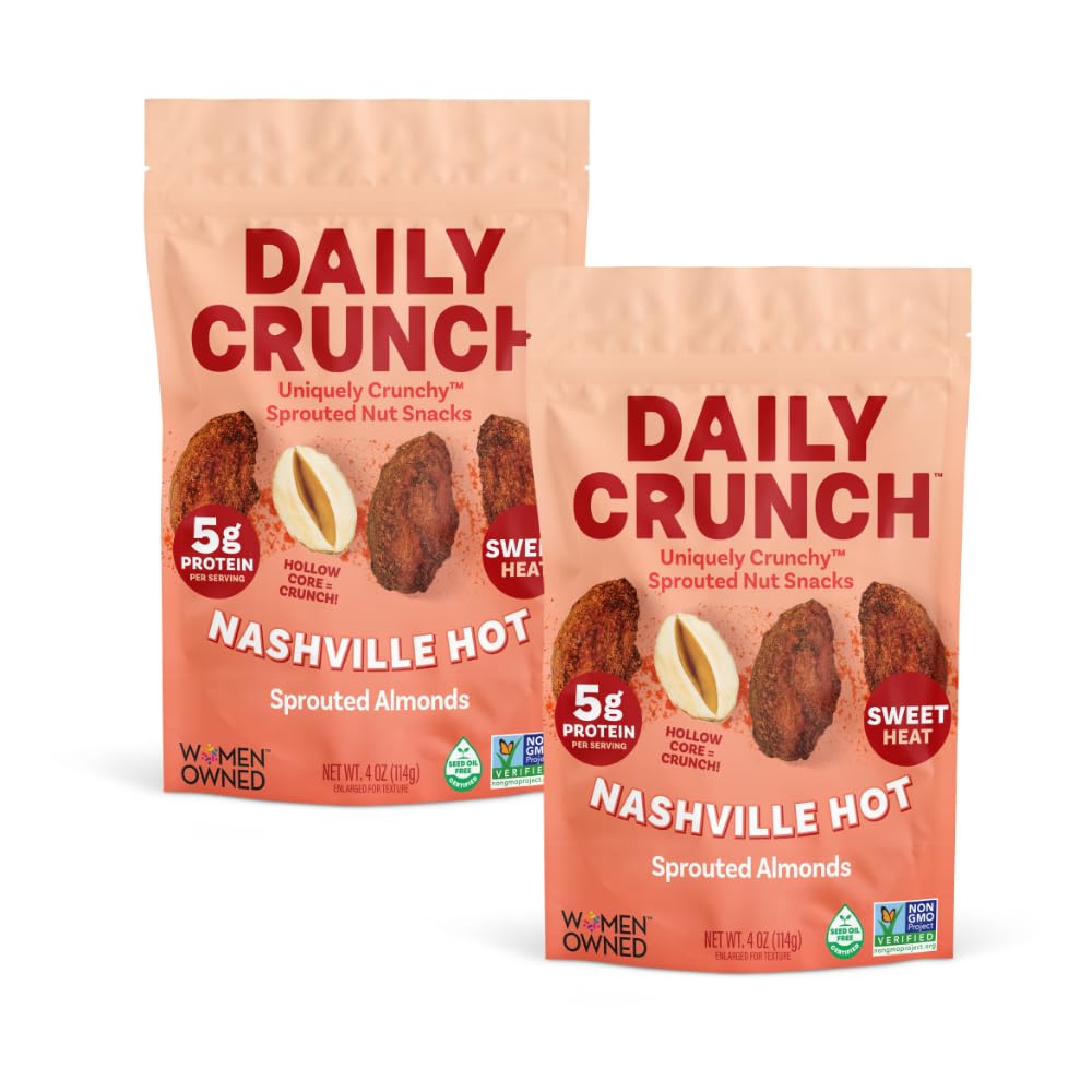 Amazon.com : Daily Crunch Sprouted Almonds and Dehydrated nuts for