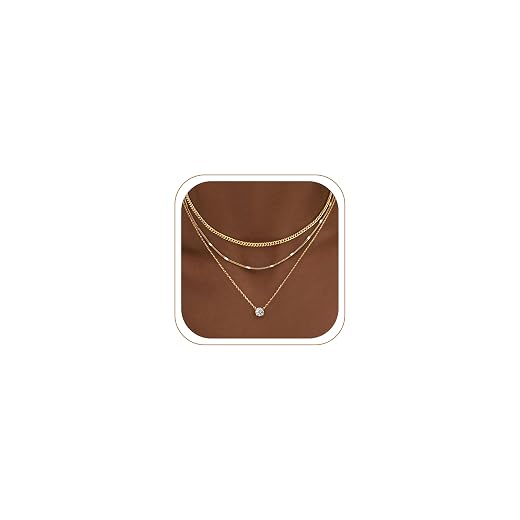 WomenGifts Layered Gold Necklaces for Women, 14K Gold Sterling Silver Plated Dainty Pendant Necklace Set Non Tarnish, Chunky Stackable Cuban Chain Choker, Trendy Birthstone Vacation Jewelry Gift