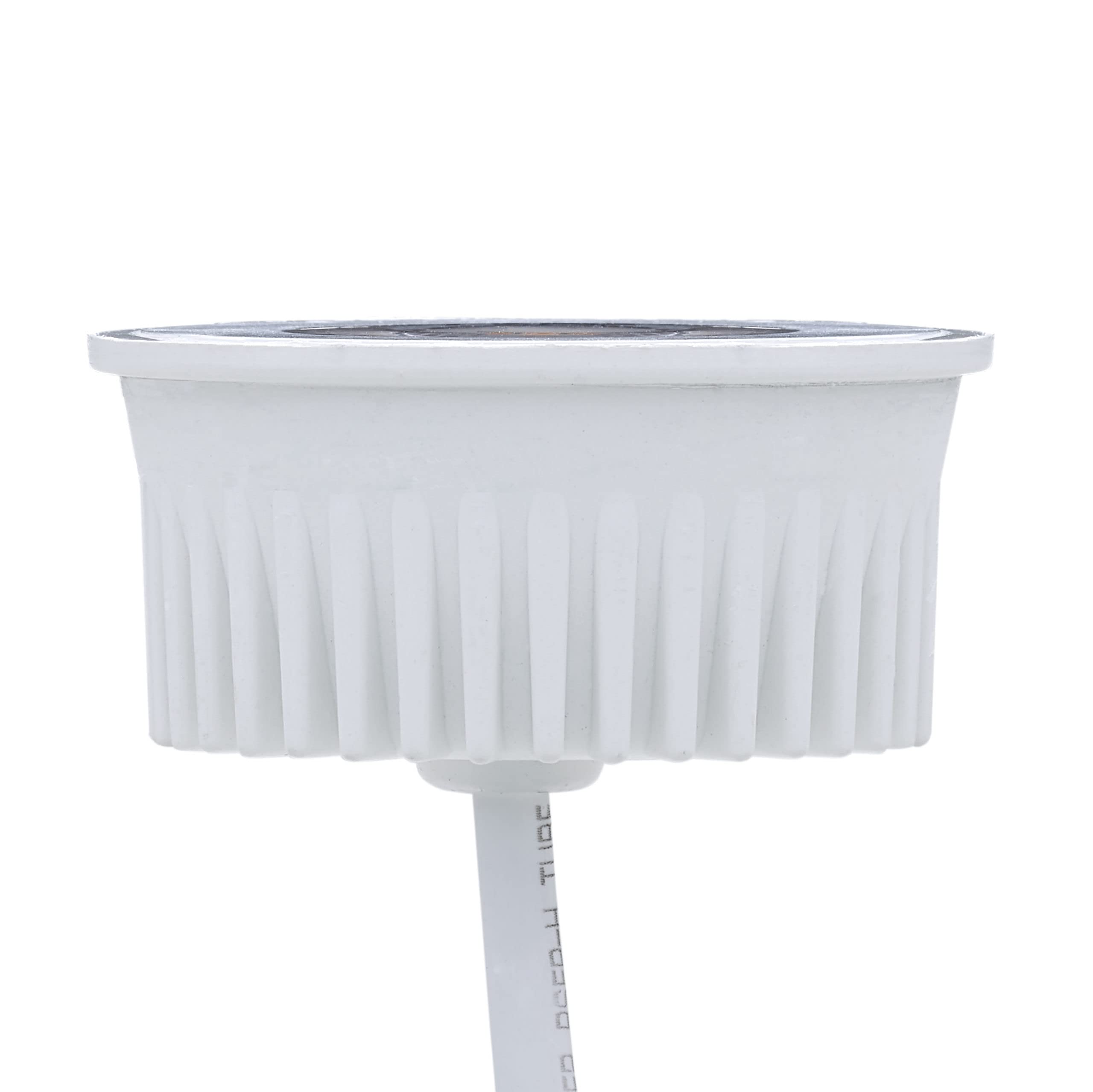 Oktaplex 12er Set Nizza LED Modul 230V 3-Stufen dimmbar GU10 Ersatz flach | 4,8W, 2700K Warmweiß, 380lm, 23mm Einbautiefe Einbauspot Einbauleuchte