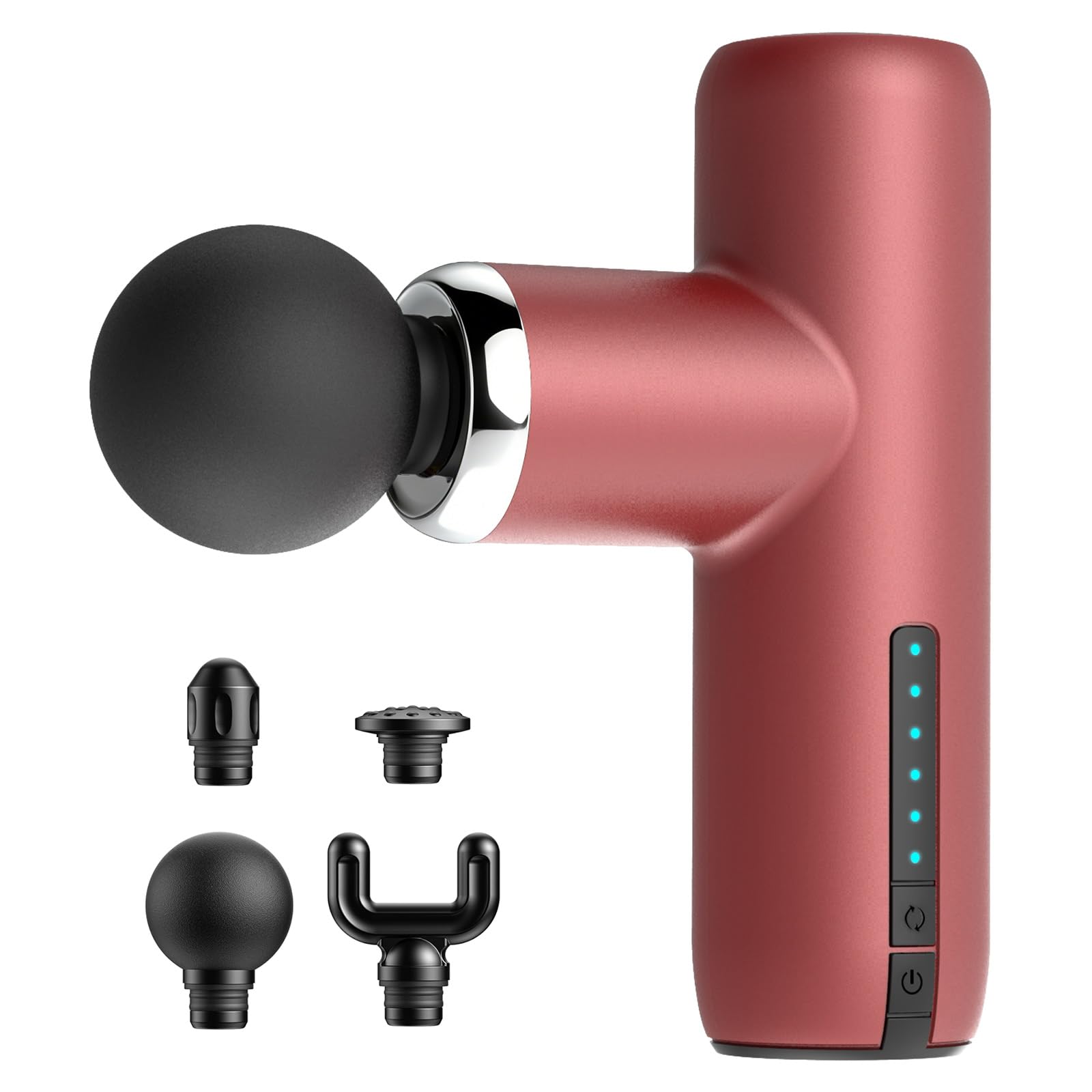 Mini Massage Gun Pocket-Sized Massage Gun Deep Tissue Quiet Portable Percussion Muscle Travel Massager Gun Back Neck Massager
