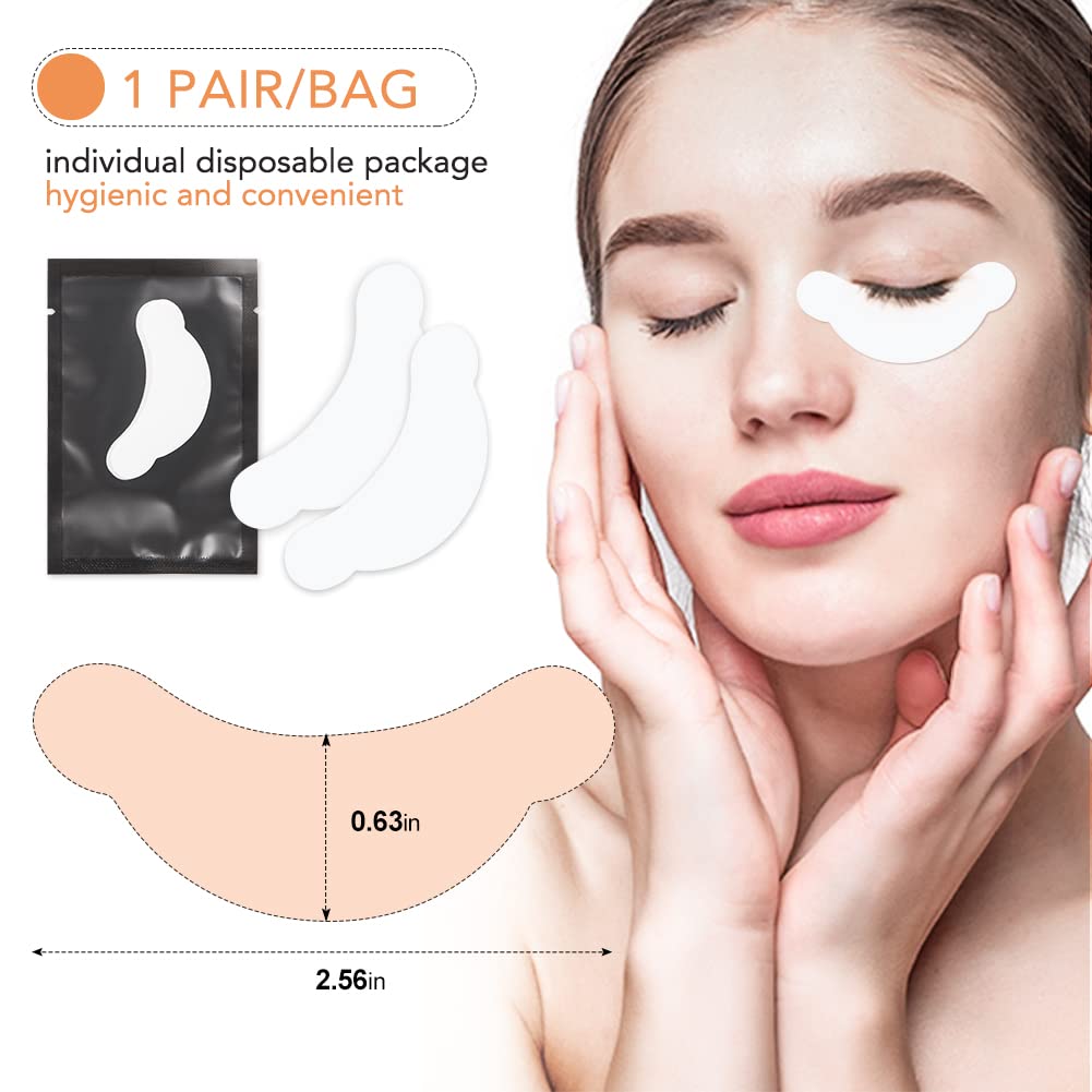 Lunamoon 50 works Eye Pads for Eyelash Extension Eyelash Extension Pads Eyelash Pads Eye Gel Pads for Eyelash Extensions Gel Eye Pads for Extension - Image 3