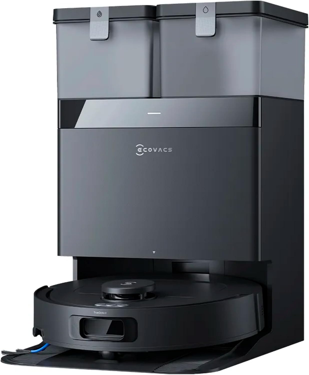 عرض حصري على ECOVACS DEEBOT T30C Omni GEN2 Robot Vacuum Cleaner with Station, 25000Pa, Wash in Hot Water 75°C, OZMO Turbo 2.0 Mop, ZeroTangle 3.0 Brush, Adaptive Wet Cleaning, Black - عروض أمازون السعودية