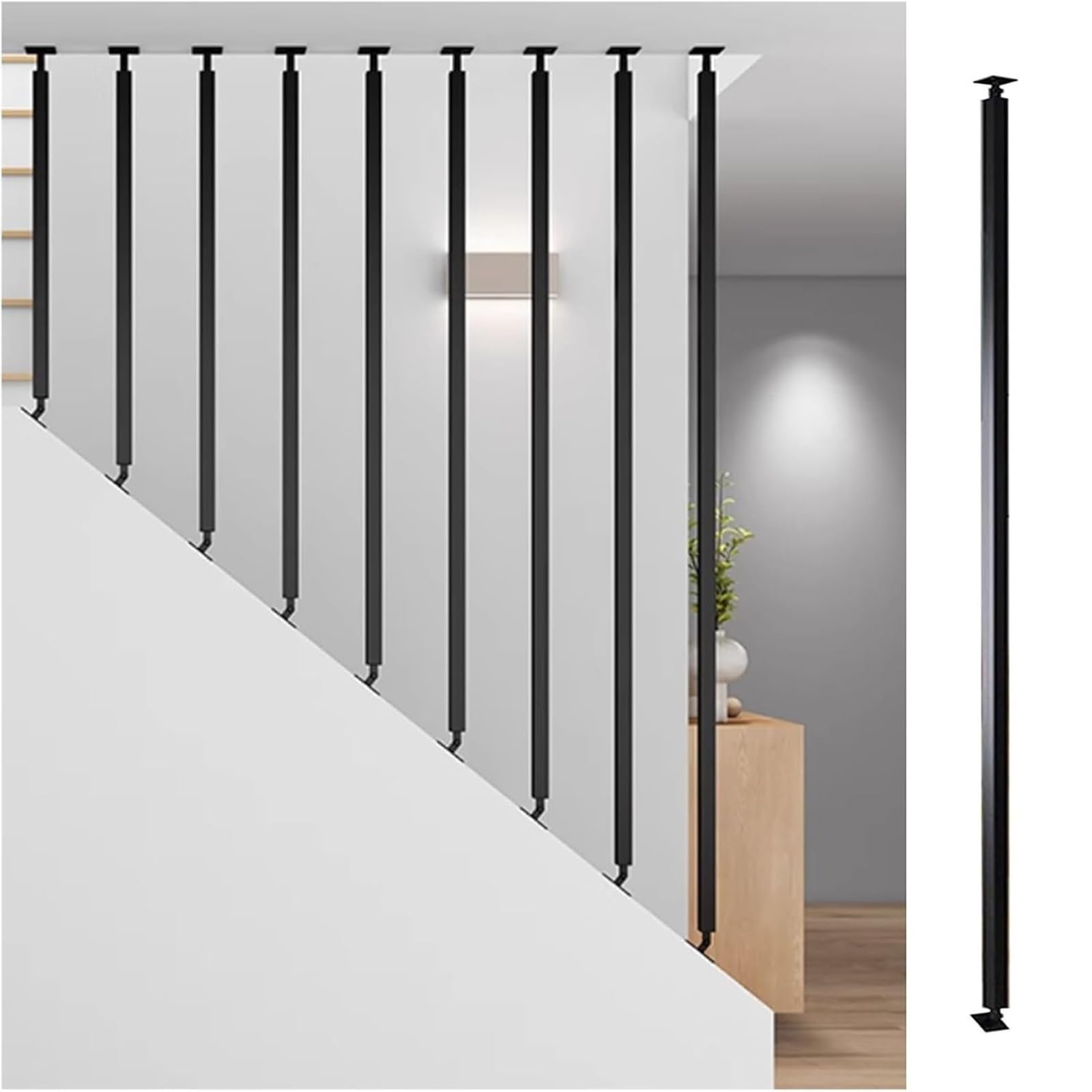Balustres d'escalier personnalisables pour un garde-corps de petit espace