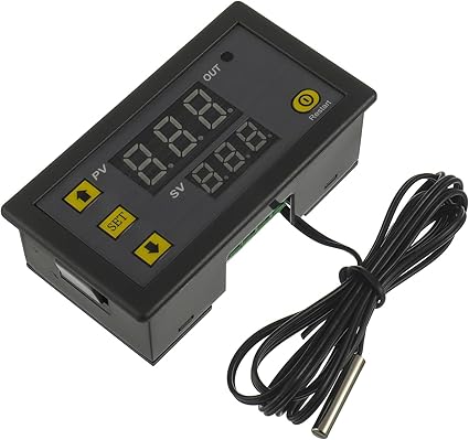 Thermostat Numérique LCD W3230 - Contrôleur Température -50°C à 110°C, 12V 20A, Sonde Incluse (lot De 2)