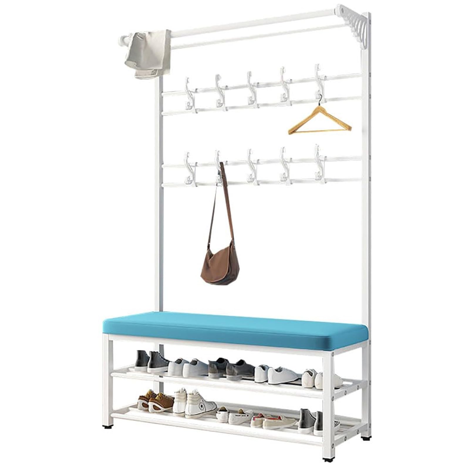 Rail de garde-robe en métal pour résoudre le manque de place de rangement