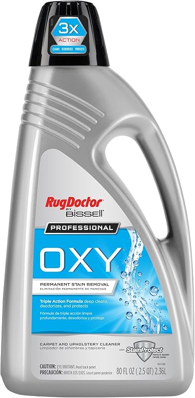 Rug Doctor by BISSELL Oxy Solución limpiadora profunda de alfombras, 80 oz