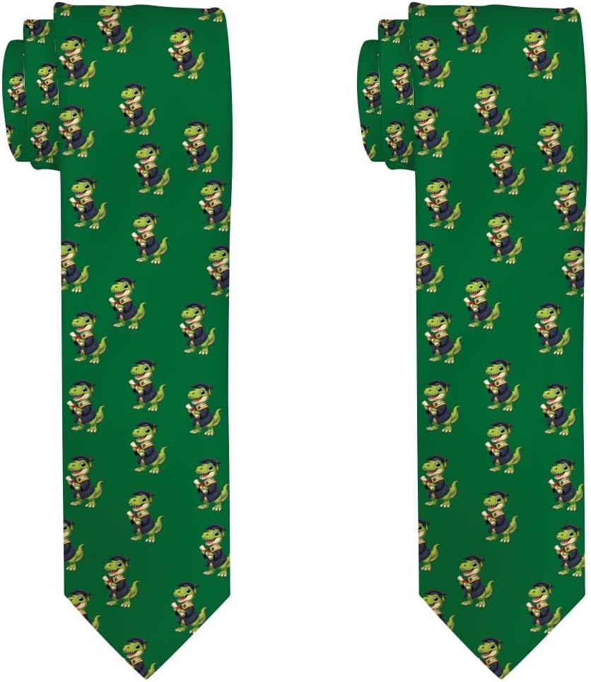 ThisWear T-Rex Grad Pattern Novelty Necktie