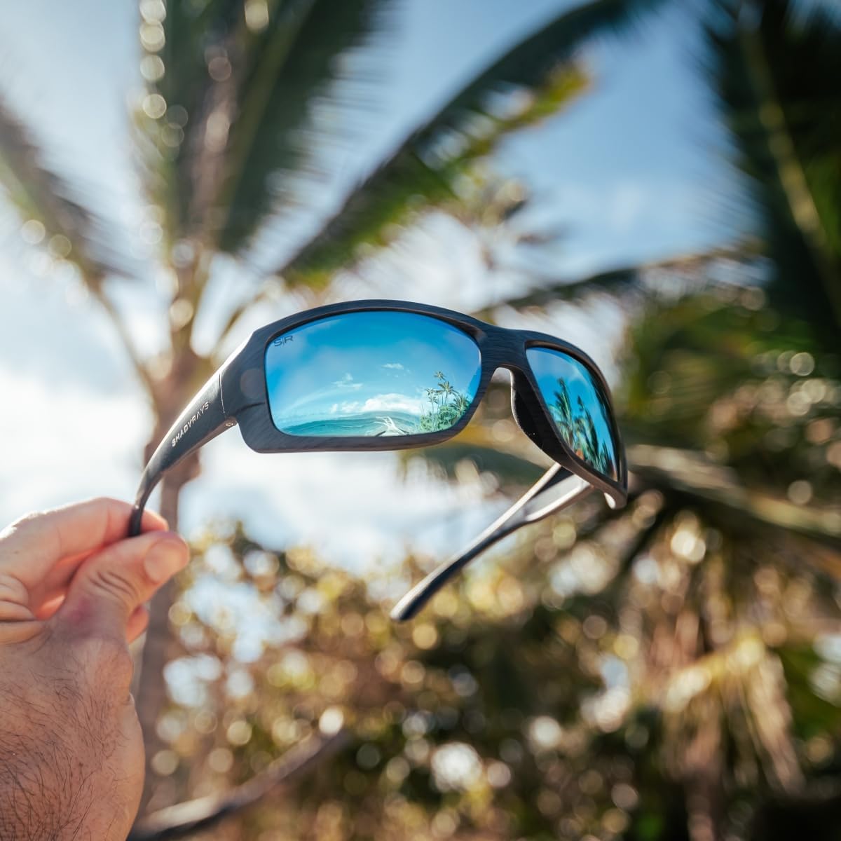 Shady Rays Capitan | Wrap Frame with Rubber Accents and Polarized Lens