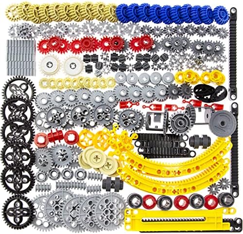 Habow 233pcs Technic Gears Kit, Assorted Gear Set for MOC Technic Building