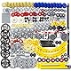 Habow 233pcs Technic-Parts Technic-Gears Axle-Pin-Connector Kompatibel mit Mainstream-Marke Technic Nockenschnecke Zahnräder Getriebe Lenkungsteile Differential Motor Kit. MOC-Ersatzstücke.