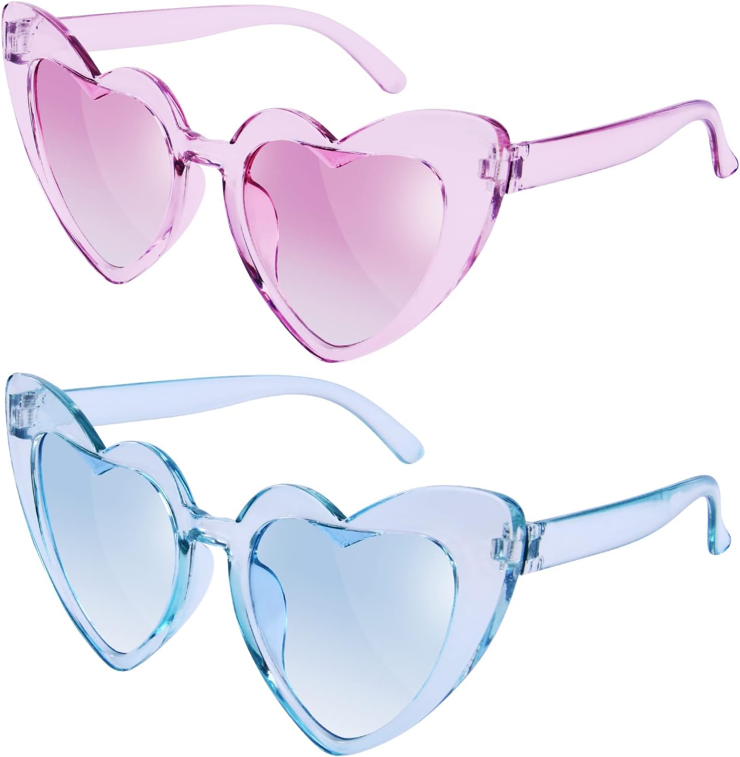 Heart Shaped Sunglasses for Women, Vintage Love Heart Sunglasses, Bride to Be Party Gift Supplies, UV400 Protection Cat Eye Fashion Eyeglasses for Women Travel Photoshoot Summer Party