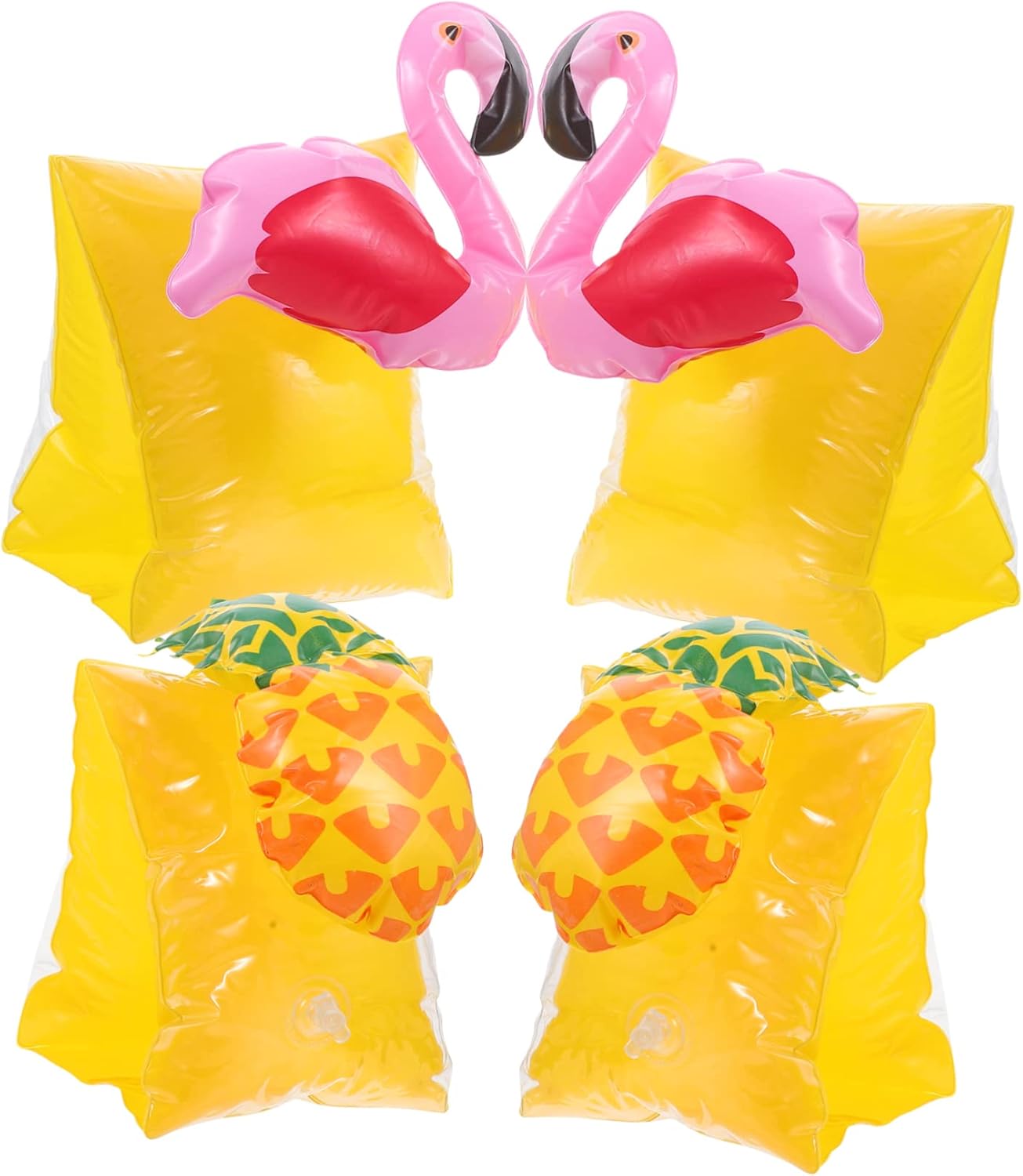 HOLIDYOYO 4 Pairs Swimming Arm Circle Jugetes Inflatables for Children
