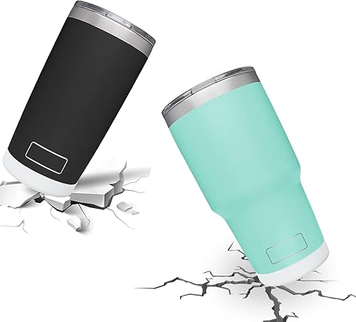 Miniatura 2 de Funda de silicona para maletero de vaso YETI de 20 onzas, 30 onzas, protección inferior y menos ruido para accesorios Yeti para taza de café de 30