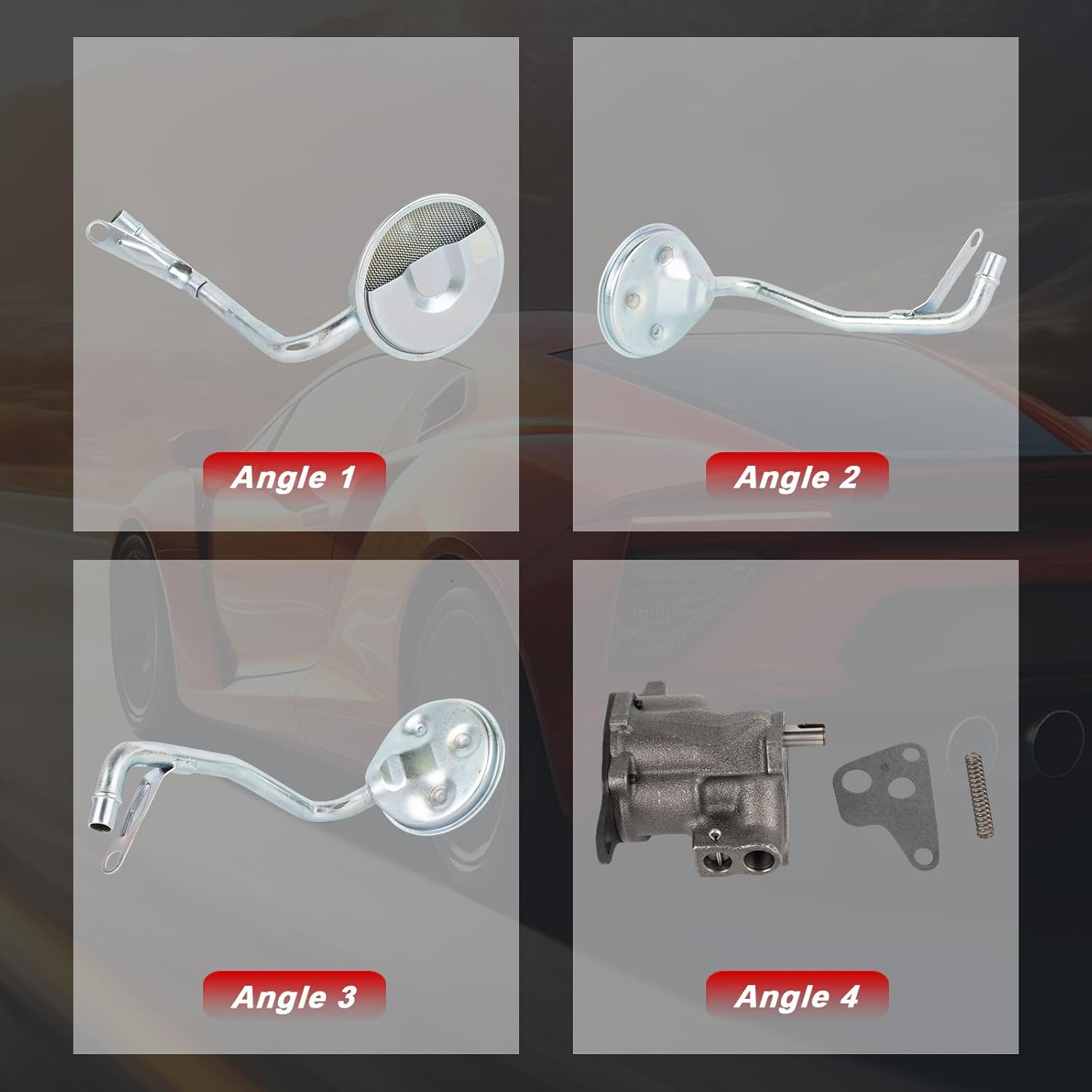 224-43505 Oil Pump Replacement for Jeep Cherokee 1987-2001, Comanche 1987-1992, Grand Cherokee 1993-2004, Wagoneer 1987-1990, Wrangler 1991-2006, Replaces M167HVS Compatible with 4.0L L6 Engines