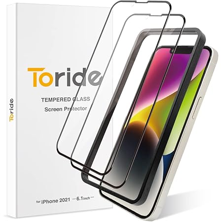 Amazon Toride ホコリが入らない Iphone13 Pro Iphone13 Iphone14用 ガラスフィルム 2枚入り 干渉しない 小さめ 全面保護 クリア 10h 0 33mm 貼付けガイド Tr005ip61gl 家電 カメラ オンライン通販