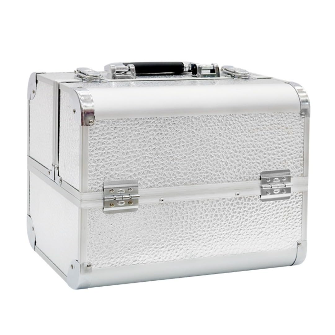 M·A·C メイクボックス アルミ製 収納ケース 大容量 プロ仕様 シルバー Amazon.co.jp: メイクボックス 大容量 プロ用 コスメボックス アルミ