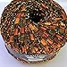 Autumn Glitz Ladder Ribbon Yarn Dark Horse Beautiful #A104 Copper Orange Green Brown Gold Metallic Ladder