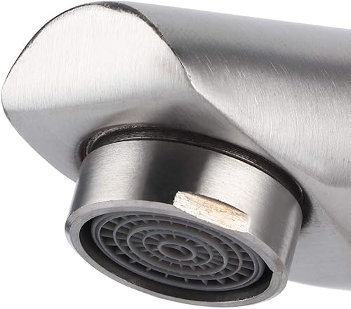 Miniatura 2 de Grifo de fregadero, grifo de agua de una sola manija, grifo de cocina fría individual con níquel cepillado extraíble, grifos de cocina de acero