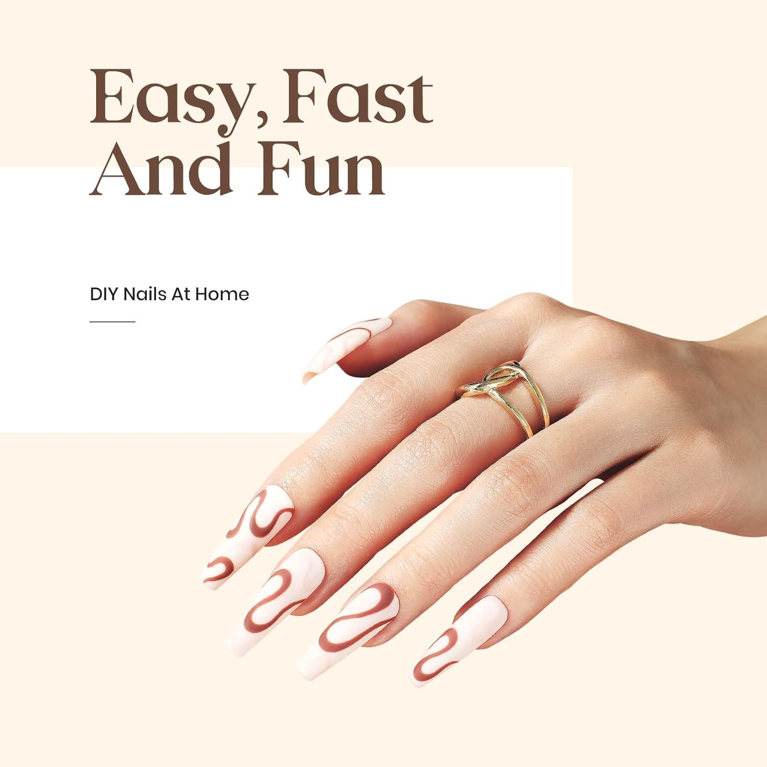 Beetles 9 in 1 UV Nail Glue & No Wipe Top Coat Set, 2 Pcs, 15 ml