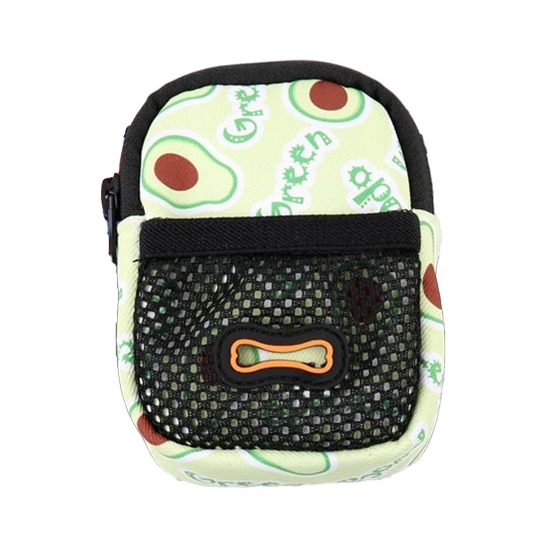 Mini borsa snack cani – tracolla impermeabile con erogatore di sacchetti, 8×10×3,5 cm