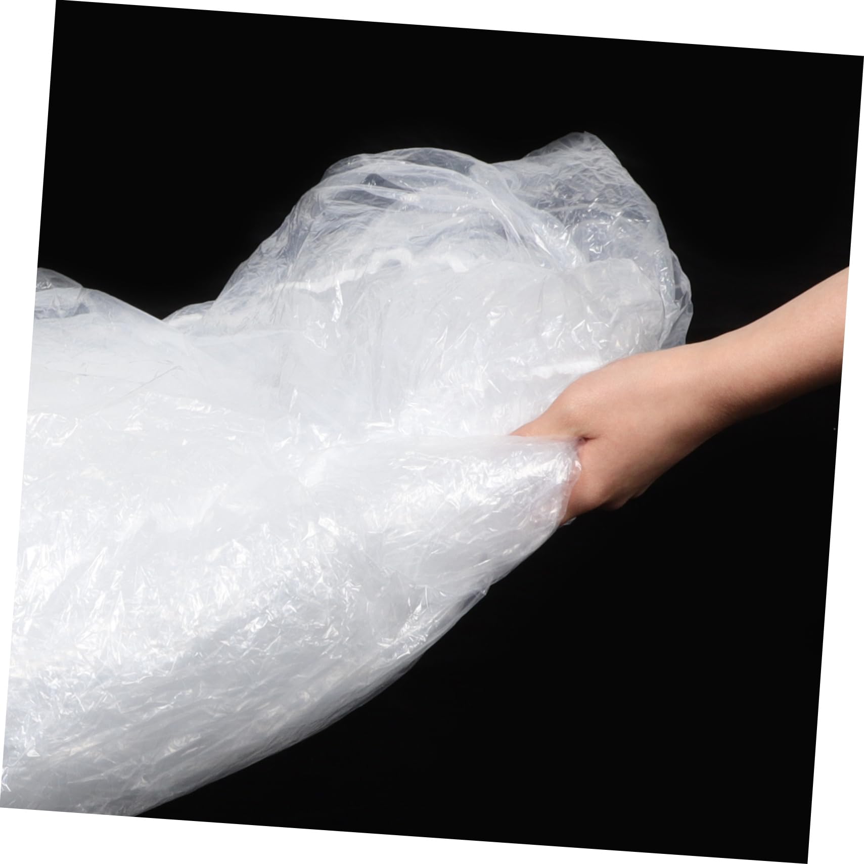 PartyKindom Car Cover Disposable Rainproof Plastic Car Cover Easy Application Pe Film Material Outdoor Indoor Use — view 3