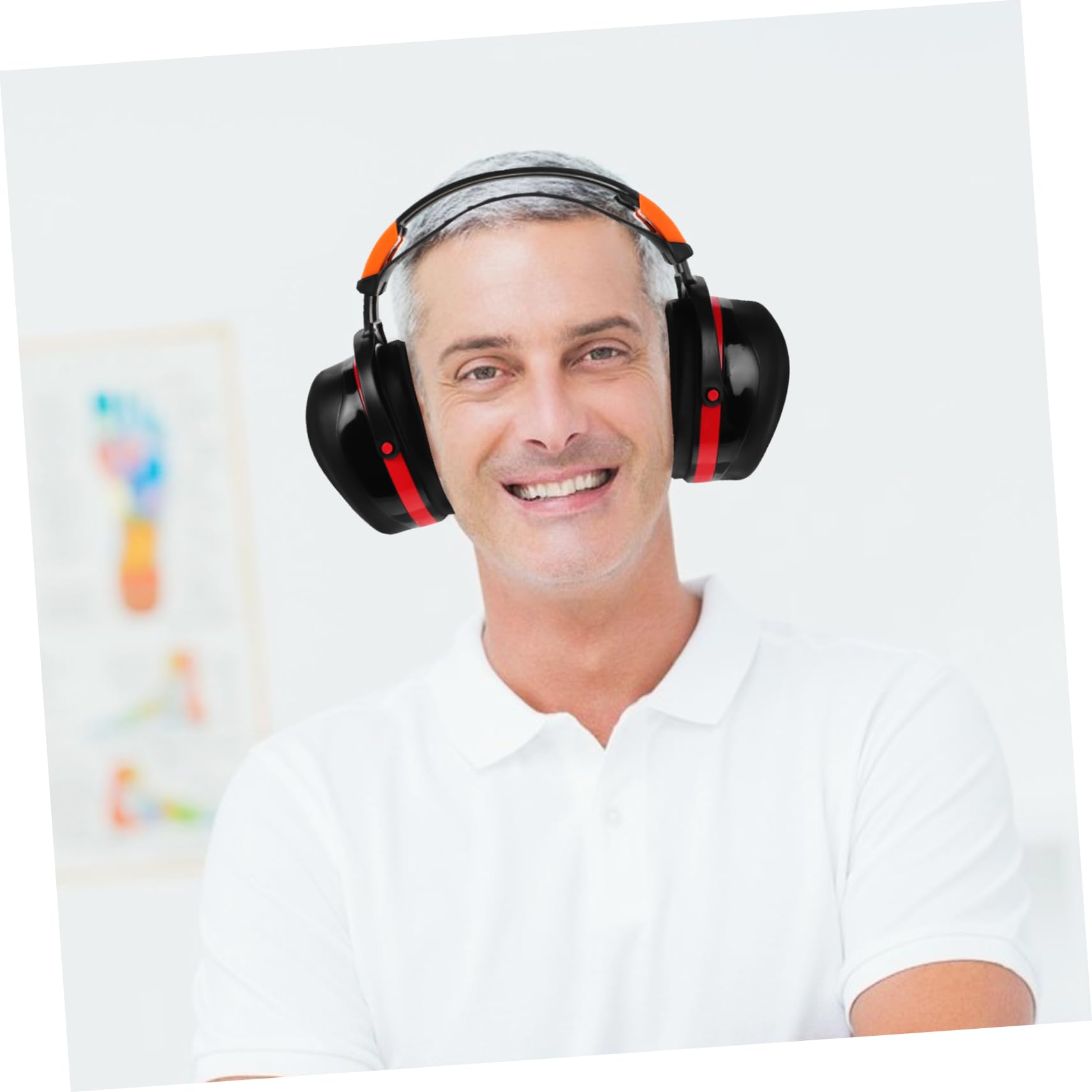 Veemoon 5pièces Casque Anti-bruit Réglable Pour Auditive Pour Travail Sommeil Concerts Avec Isolation Phonique Conçu Pour Adultes