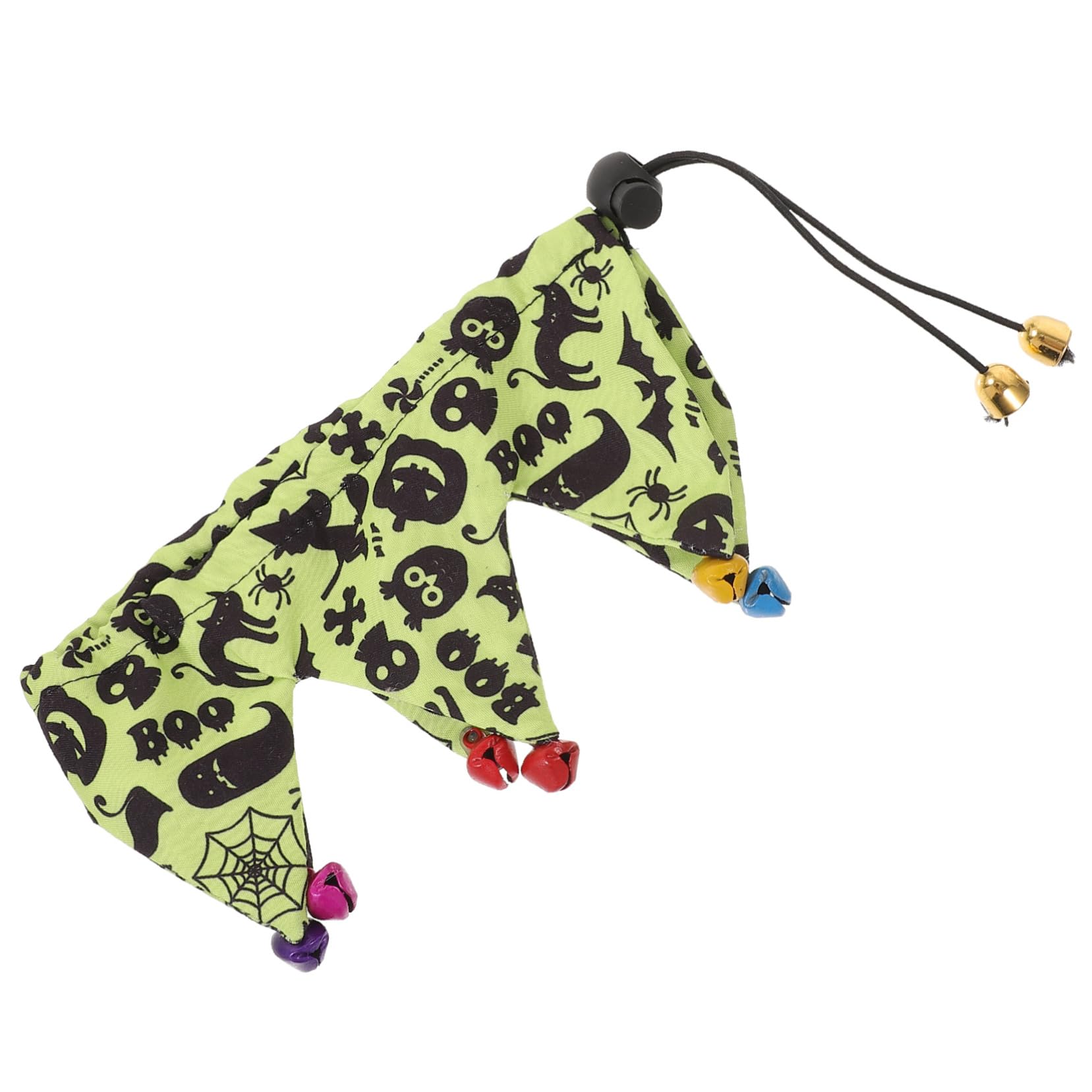 Collier de chat Halloween en tissu respirant et réglable pour petit chaton